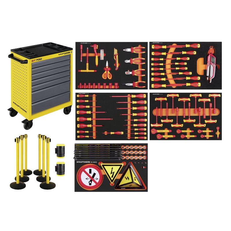 Kraftwerk BT700 verkstadsvagn - 124 delar