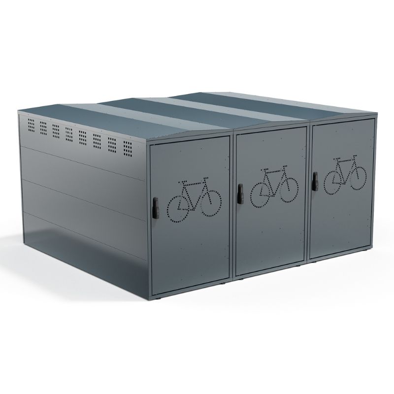 Cykelförråd Safe A - 3 set
