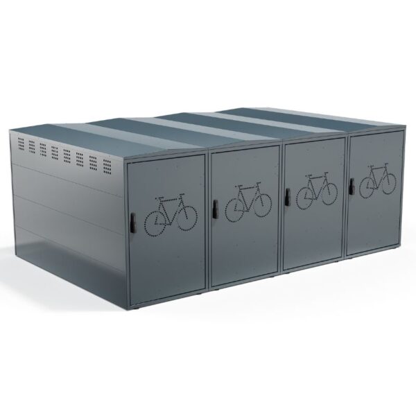 Cykelförråd Safe A - 4 set