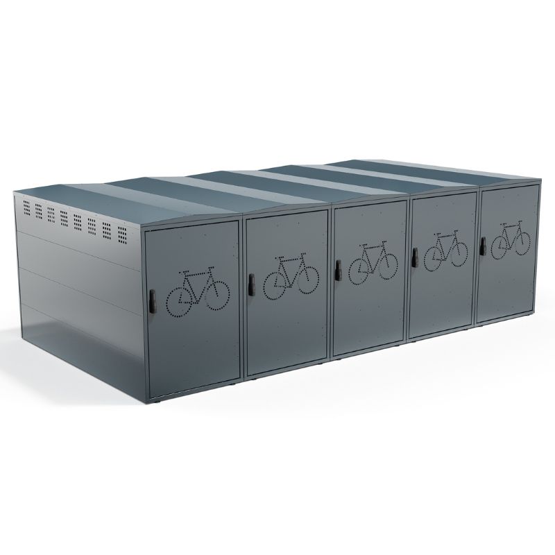 Cykelförråd Safe A - 5 set