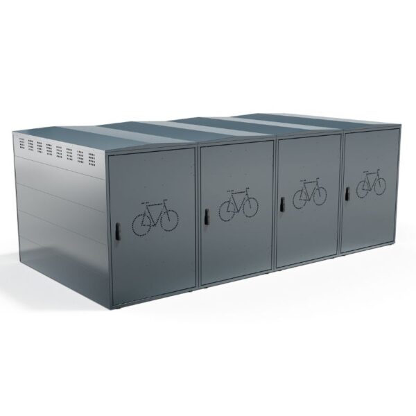 Cykelförråd Safe A+ - 4 set